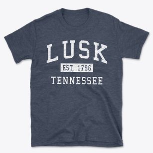 Lusk Tennessee Classic Established Basic T-Shirt