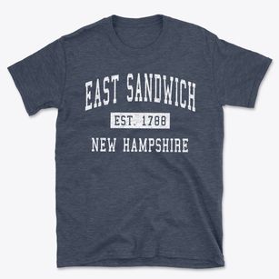 East Sandwich New Hampshire Classic Established Basic T-Shirt