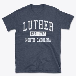 Luther North Carolina Classic Established Basic T-Shirt