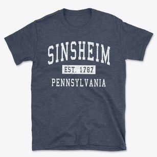 Sinsheim Pennsylvania Classic Established Basic T-Shirt