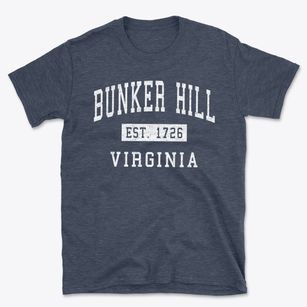 Bunker Hill Virginia Classic Established Basic T-Shirt