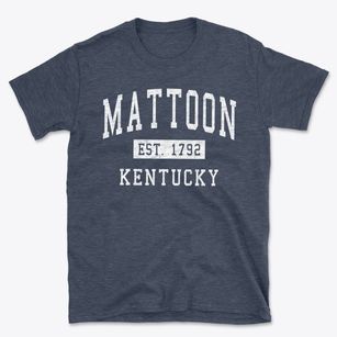 Mattoon Kentucky Classic Established Basic T-Shirt