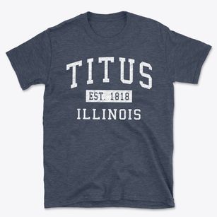 Titus Illinois Classic Established Basic T-Shirt