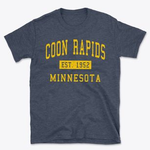 Coon Rapids Minnesota Classic Established Basic T-Shirt