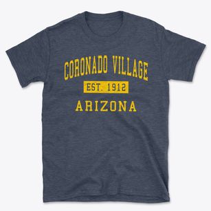 Coronado Village Arizona Classic Established Basic T-Shirt