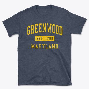 Greenwood Maryland Classic Established Basic T-Shirt