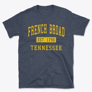 French Broad Tennessee Classic Established Basic T-Shirt