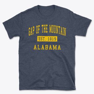 Gap Of The Mountain Alabama Classic Established Basic T-Shirt