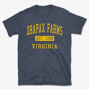 Orapax Farms Virginia Classic Established Basic T-Shirt
