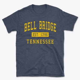 Bell Bridge Tennessee Classic Established Basic T-Shirt