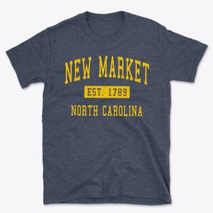 New Market North Carolina Classic Established Basic T-Shirt