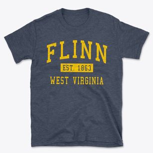 Flinn West Virginia Classic Established Basic T-Shirt
