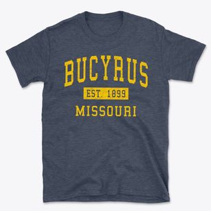 Bucyrus Missouri Classic Established Basic T-Shirt