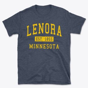 Lenora Minnesota Classic Established Basic T-Shirt