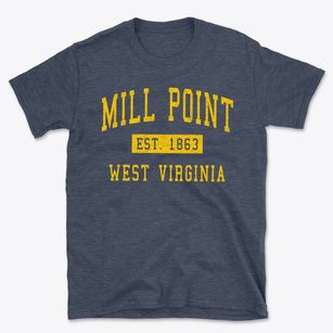Mill Point West Virginia Classic Established Basic T-Shirt