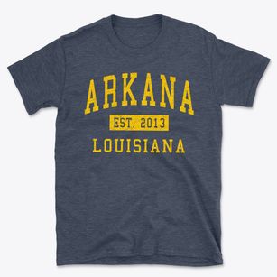 Arkana Louisiana Classic Established Basic T-Shirt