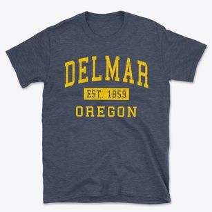 Delmar Oregon Classic Established Basic T-Shirt