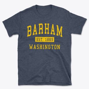 Barham Washington Classic Established Basic T-Shirt