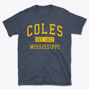 Coles Mississippi Classic Established Basic T-Shirt