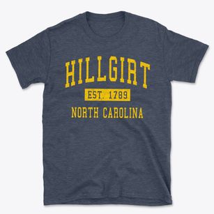 Hillgirt North Carolina Classic Established Basic T-Shirt