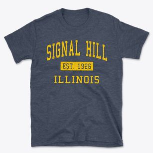Signal Hill Illinois Classic Established Basic T-Shirt