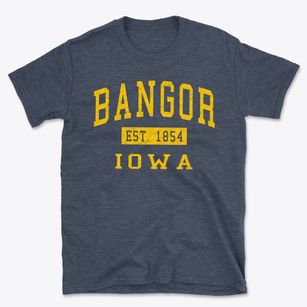 Bangor Iowa Classic Established Basic T-Shirt