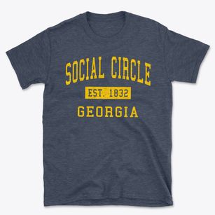 Social Circle Georgia Classic Established Basic T-Shirt