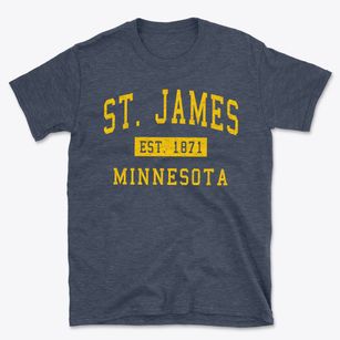 St. James Minnesota Classic Established Basic T-Shirt