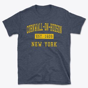 Cornwall-on-hudson New York Classic Established Basic T-Shirt