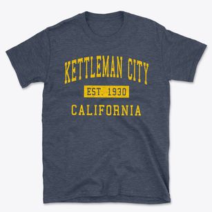 Kettleman City California Classic Established Basic T-Shirt