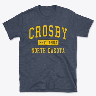 Crosby North Dakota Classic Established Basic T-Shirt