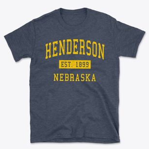 Henderson Nebraska Classic Established Basic T-Shirt
