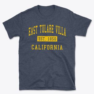 East Tulare Villa California Classic Established Basic T-Shirt