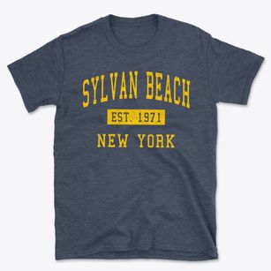 Sylvan Beach New York Classic Established Basic T-Shirt