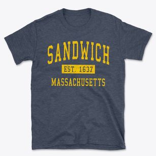 Sandwich Massachusetts Classic Established Basic T-Shirt