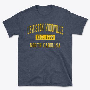 Lewiston Woodville North Carolina Classic Established Basic T-Shirt