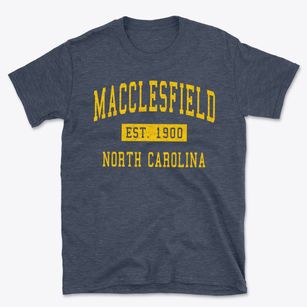 Macclesfield North Carolina Classic Established Basic T-Shirt