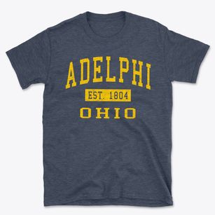 Adelphi Ohio Classic Established Basic T-Shirt
