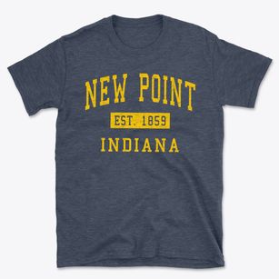 New Point Indiana Classic Established Basic T-Shirt