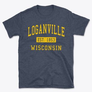 Loganville Wisconsin Classic Established Basic T-Shirt