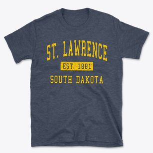St. Lawrence South Dakota Classic Established Basic T-Shirt