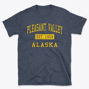 Pleasant Valley Alaska Classic Established Basic T-Shirt
