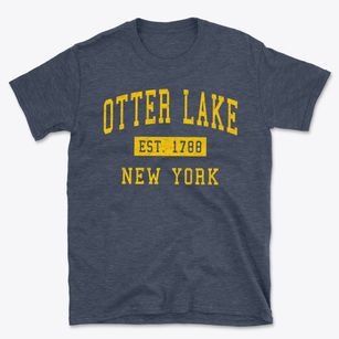 Otter Lake New York Classic Established Basic T-Shirt