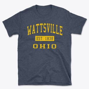 Wattsville Ohio Classic Established Basic T-Shirt