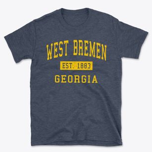 West Bremen Georgia Classic Established Basic T-Shirt