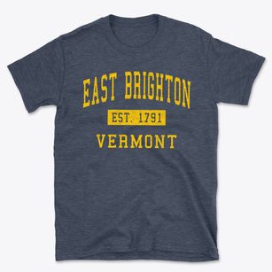 East Brighton Vermont Classic Established Basic T-Shirt