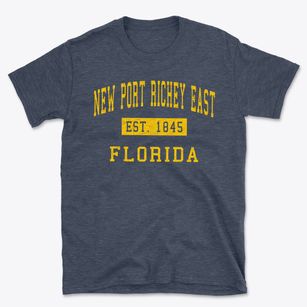 New Port Richey East Florida Classic Established Basic T-Shirt
