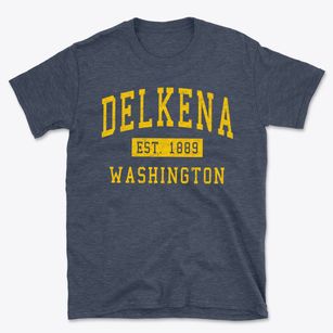 Delkena Washington Classic Established Basic T-Shirt