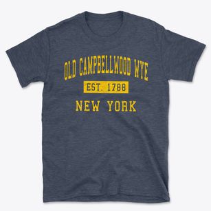 Old Campbellwood Wye New York Classic Established Basic T-Shirt