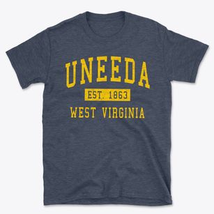 Uneeda West Virginia Classic Established Basic T-Shirt